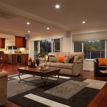 A Traditional Cherry Wood Kitchen Remodel in San Mateo