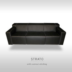 STRATO with contrast stitching - Sofas