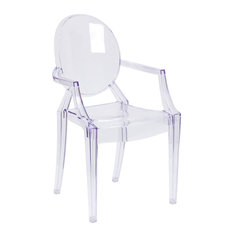 Room To Go Patio Furniture & Outdoor Furniture | Houzz - Flash Furniture - Ghost Chair With Arms In Transparent Crystal - Outdoor  Dining Chairs