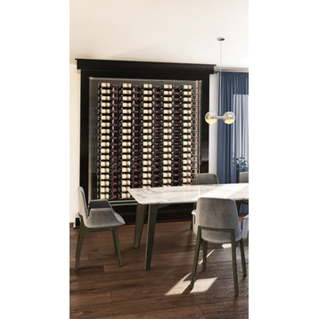 W Series Wine Rack 6 Wall Mounted Bottle Storage Kit, Matte Black, 36 Bottles