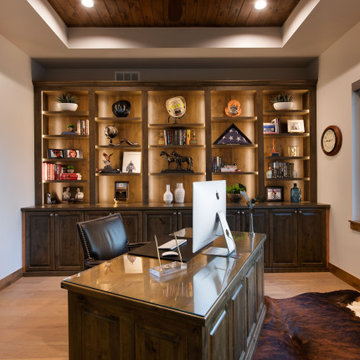 Highlands Ranch Home Office and Closet Built-in