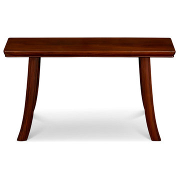 Red Ebony Wood Chinese Ming Bench