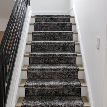 Dark Leopard Stair Runner