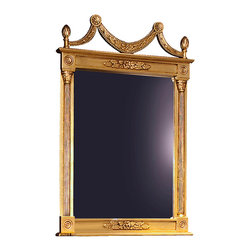 MARIA CARVED WOOD MIRROR - Wall Mirrors