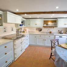 painted bespoke kitchen cabinets