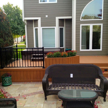 Deck & Patio with Hot Tub: Backyard Luxury