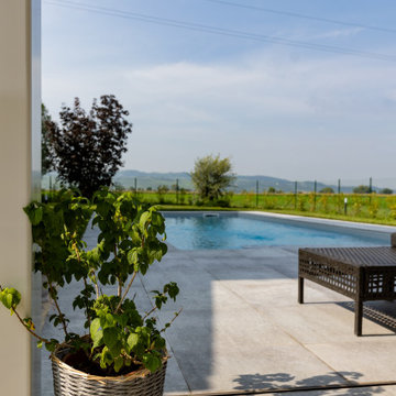 Villa SM | Realizzazione nuova piscina esterna con portico