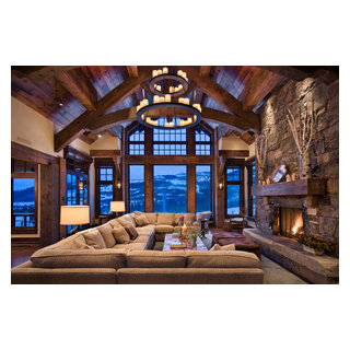 East Slopeside Chalet - Rustic - Living Room - Other - by Locati ...
