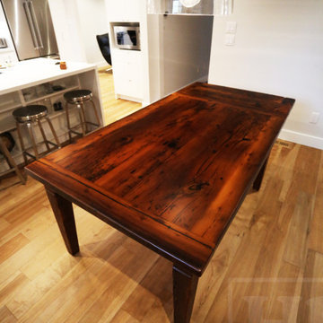 Reclaimed Wood Harvest Tables
