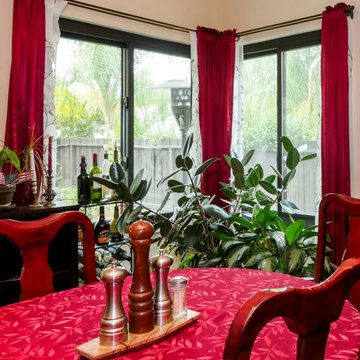 Gorgeous Dining Room with Black Windows - Renewal by Andersen San Francisco Bay