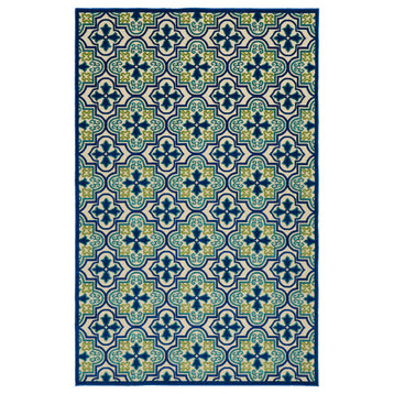 Kaleen A Breath of Fresh Air Collection Rug, Blue, 2'1x4'