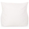 Laredo Indoor Contemporary Water Resistant Fabric Bean Bag Chair, White