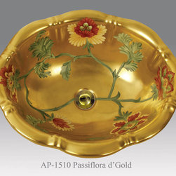 Full Gold & Platinum Decorations - Bathroom Sinks
