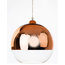 Club Glass Sphere Pendant, Copper