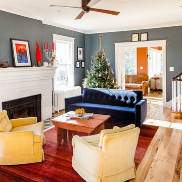 A Screened Porch Addition that expands the interior spaces