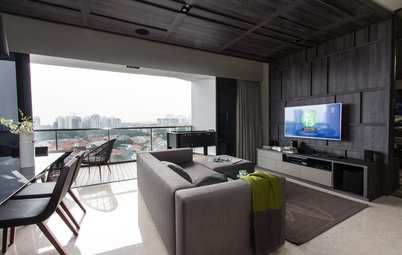 Houzz Tour: This Apartment's Interior Hauls in the Stellar View