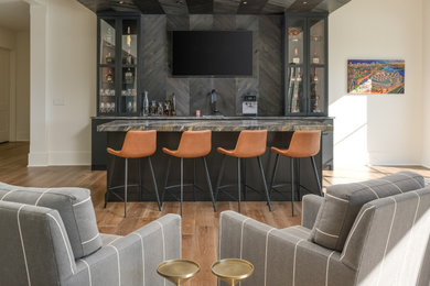 Inspiration for a home bar remodel in Other