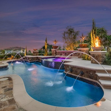 Night View - Newport Beach Luxury Pool