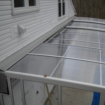 Silver Spring, MD Retractable Pool Enclosure - Style Model lean to