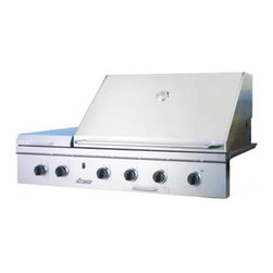 Dacor 52" Built-In Outdoor Grill, Stainless Steel With Chrome Trim | OB52NG - Outdoor Grills