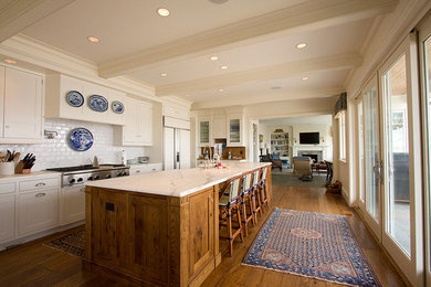 Kitchen - contemporary kitchen idea in Bridgeport