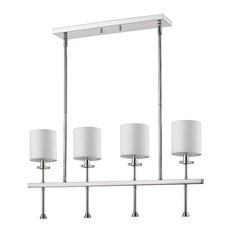 Acclaim Lighting Kara 4 Light Island Pendant, Polished Nickel