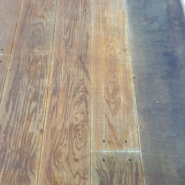 Patio - Concrete Wood Planks