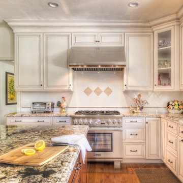 Gorgeous Cream Colored Kitchen in Westlake Village