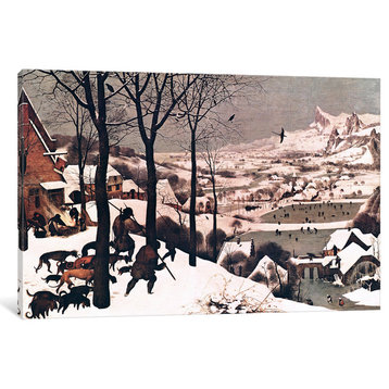 "Hunters in The Snow" by Pieter Bruegel, 18x12x1.5"