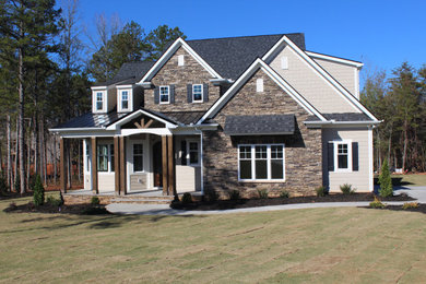 Arts and crafts exterior home photo in Other