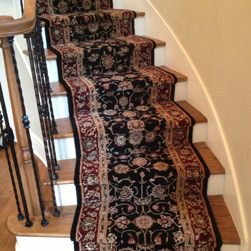 Tradional Stair Runner Installation