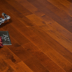 Garrison II Smooth - Maple Syrup Hardwood Flooring - Engineered Wood Flooring