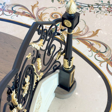 Project #135 | A Vibrant Double Curved Staircase