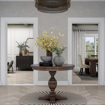 Modern Farmhouse Style Entryway