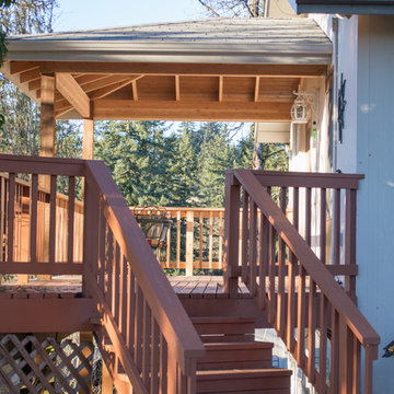 Cedar Deck and Patio Cover in Albany