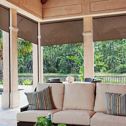 Outdoor Room Roller Shades - Roller Shades