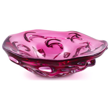 Modern Glass Bowl S | Eichholtz Kane, Pink