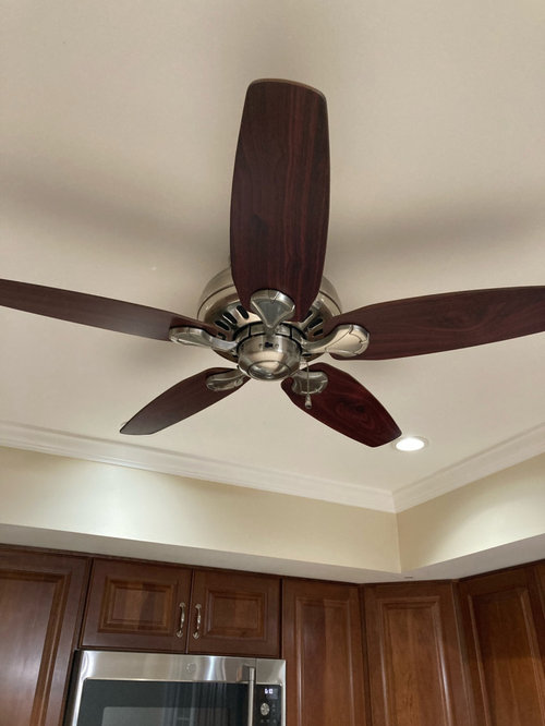 updating my kitchen ceiling fan or no ceiling fan..