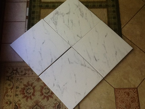 Does This Look Like Fake Or Real Marble, Fake White Marble Flooring
