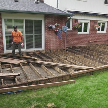 Unique Deck Replacement Using Innovative Tanzite Stone