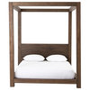 Williams Wood Platform Queen Canopy Bed Frame