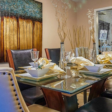 Hollywood Glam Dining Room