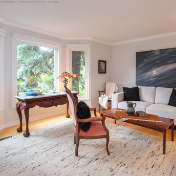New Windows in Remarkable Living Room - Renewal by Andersen Ontario