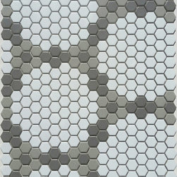 Round & Round Hex Tile Pattern Made to Order at MosaicTile.com - Mosaic Tile
