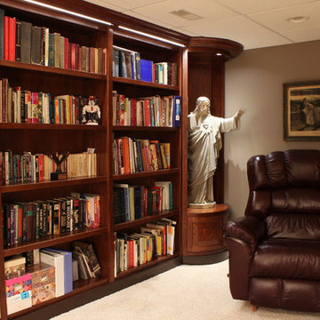 Custom Bookshelves for Private Library