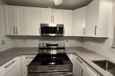 Example of a kitchen design in Miami