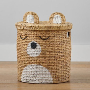 Viet Nam Handicraft Water Hyacinth Hamper Basket Storage Animal Shaped