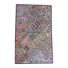 Mogul Desert Sand Kutch Tapestry Patchwork Embroidered Table Throw Wall Hanging