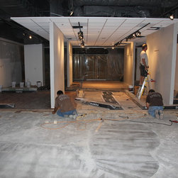 Commercial new construction - Pacific Design Center (West Hollywood) - Hardwood Flooring