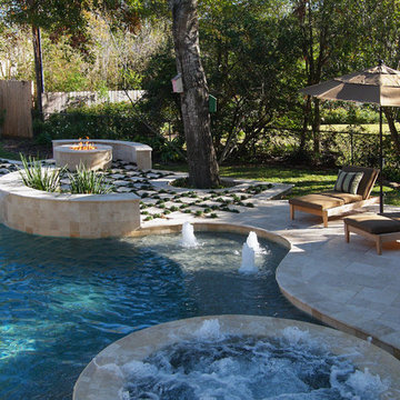 Elegant backyard space